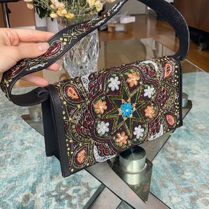 Vintage Ferragamo Beaded Bag